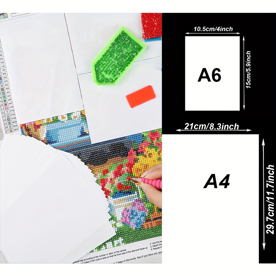 A6 Diamond Painting Release Paper Double sided Release Paper - Temu