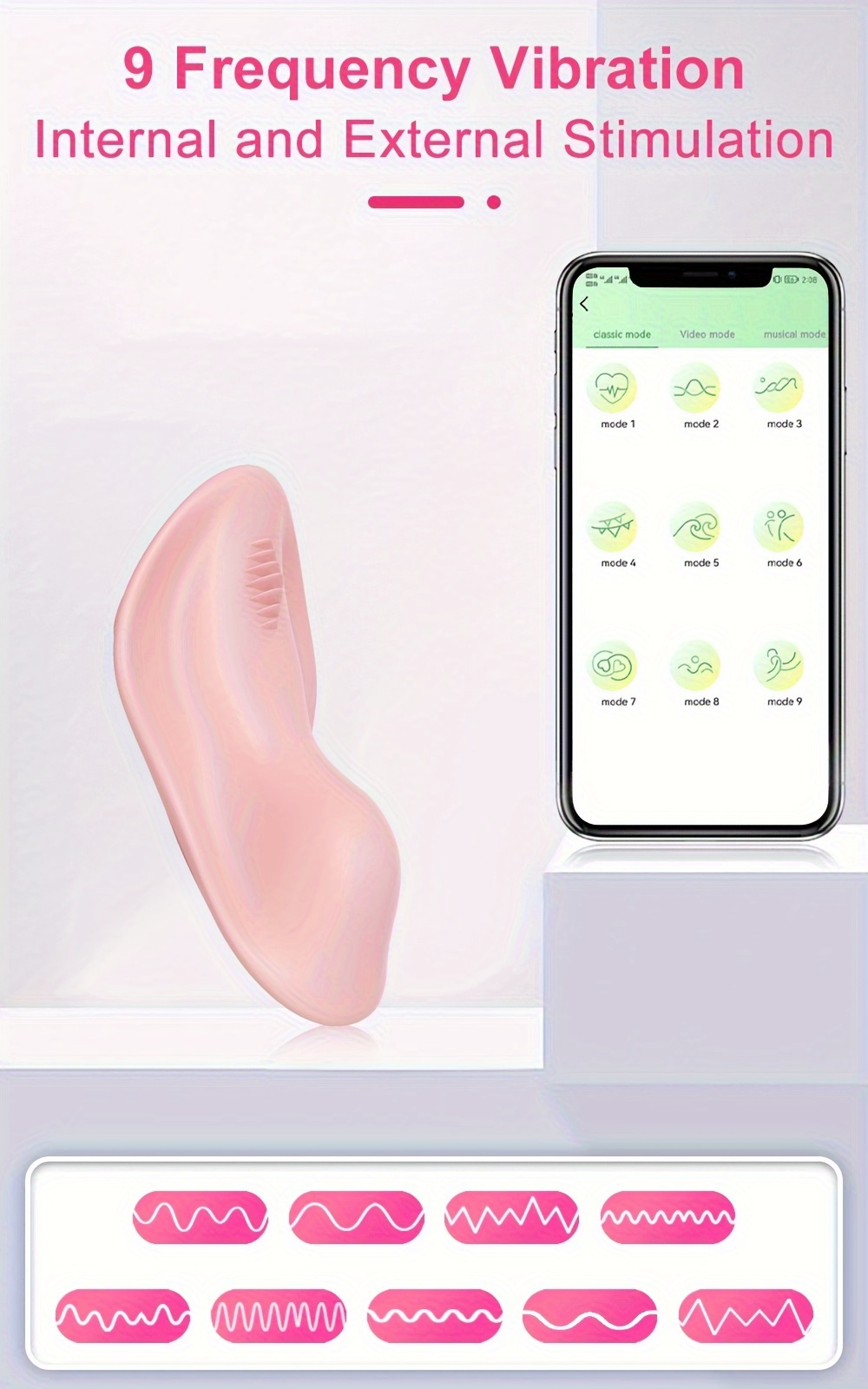 Mini Panties Vibrator For Women Wearable Vibrators Clitoris Stimulation Adult  Sex Toys , 1 Pc Small Vibrator On Panty Adult Women Toys, Soft Silicone  Vibrating Panties With App Remote Control