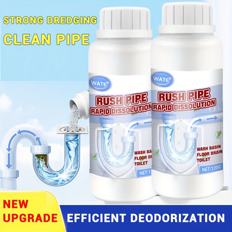 Powerful Pipe Dredging Agent, Pipe Dredging Agent Powerful Sink and Drain  Cleaner, Clogged Sink Drain Cleaner Powder, All Around Powerful Pipe
