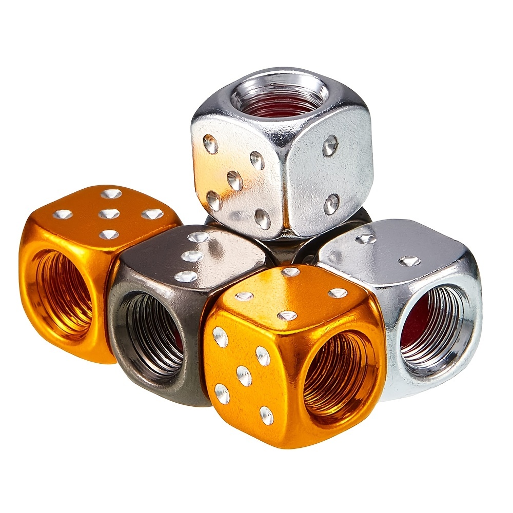 4 Tapones de Aluminio Modelo Hexagonal Grises para Ruedas Válvulas Sch –  OcioDual
