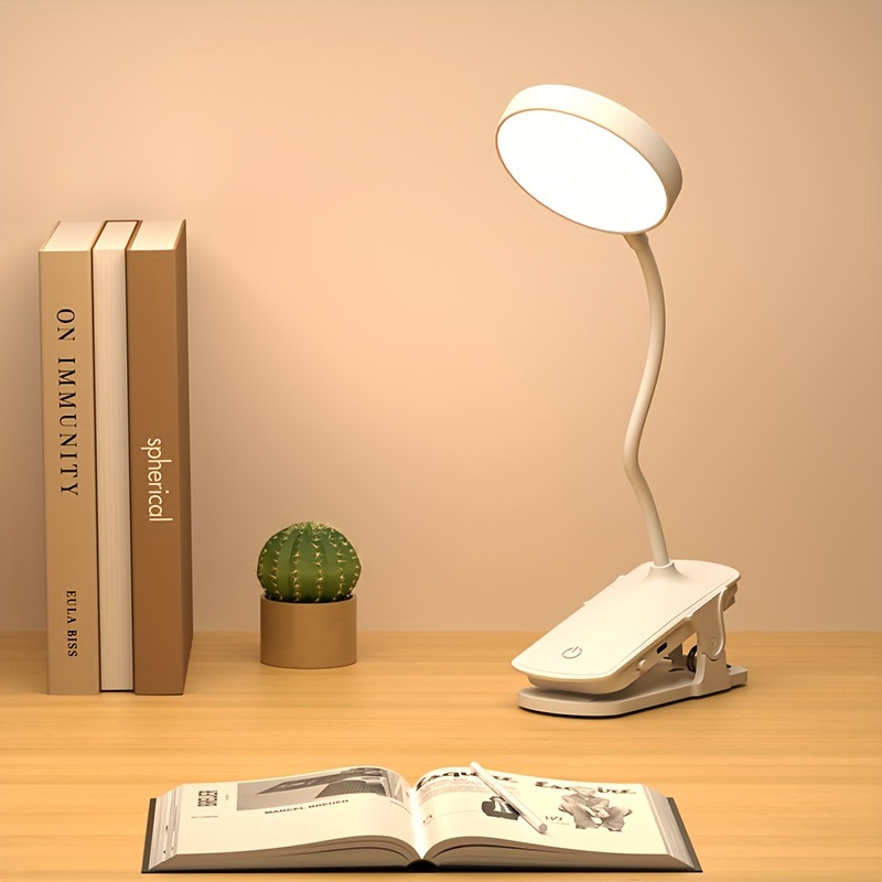 Lámpara de libro con luz de lectura para leer en la cama, regalo para  amantes de los libros para mujeres y hombres, lámpara LED con clip para  libros