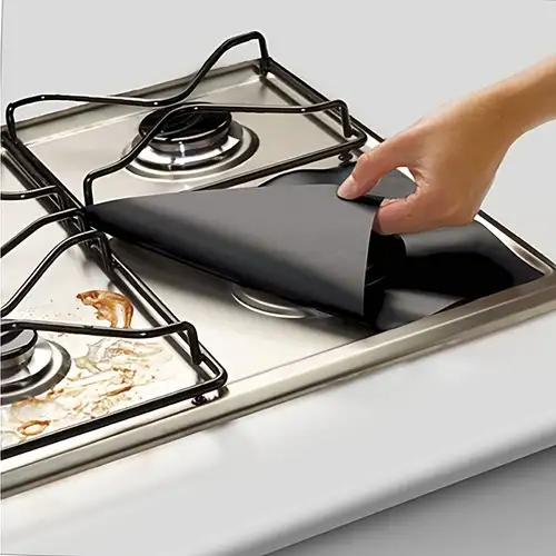 1pc, Stove Cover (24.5''x16.3''), Non-Stick Gas Stove Top Protectors, Gas  Range Stove Mat, Reusable Oven Liners, Gas Range Protection Covers,  Washable Mat, Stove Guard, Keep Stove Clean, Kitchen Gadgets, Kitchen  Accessories, Home