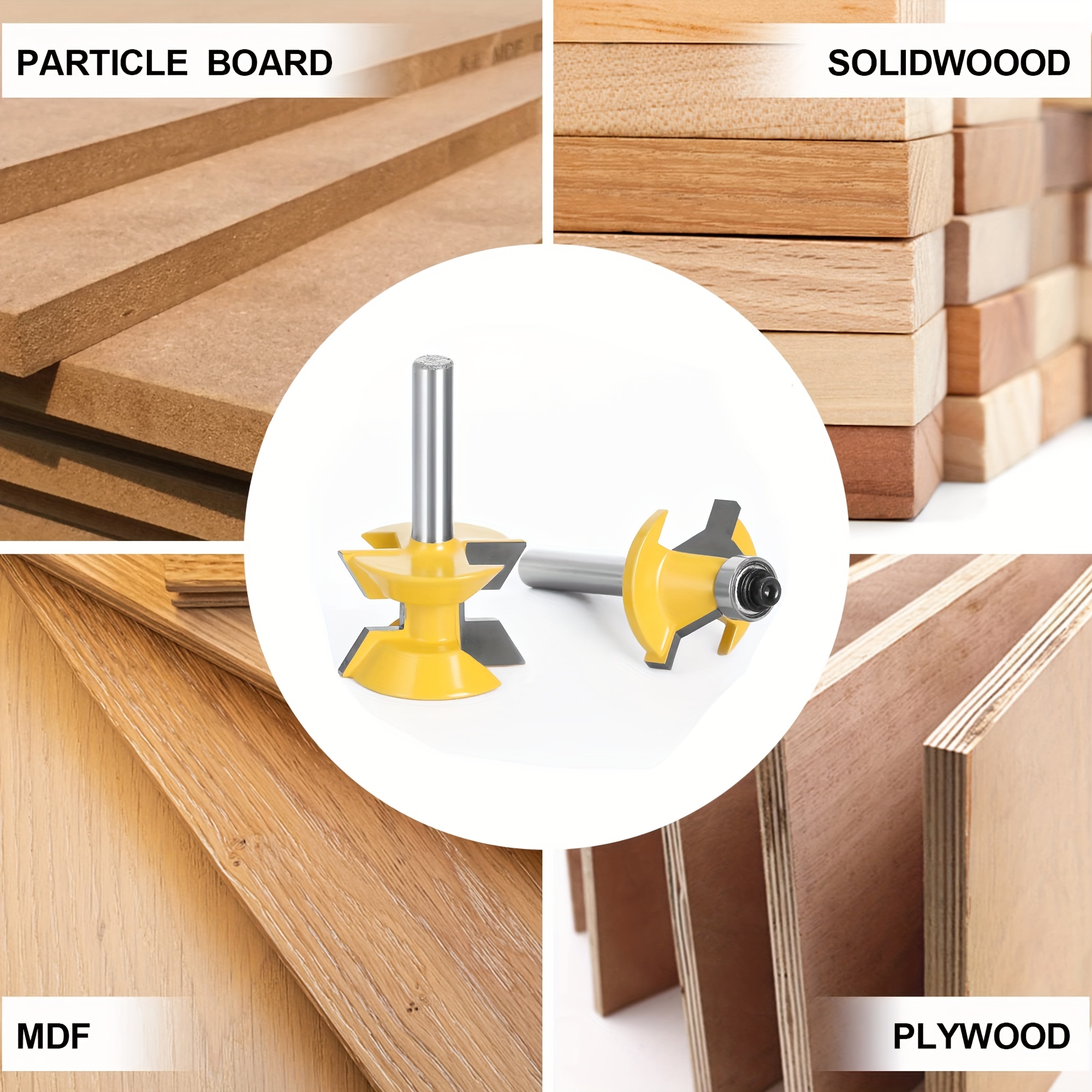 Mortise and tenon router bit deals set