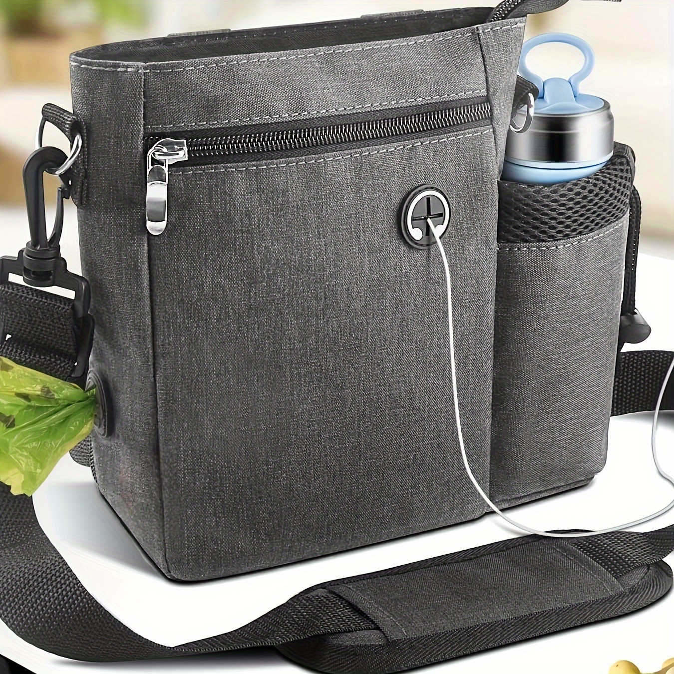 TEMU Large Capacity Pet For Dog Training Snacks, Convenient Outdoor Dog Pouch