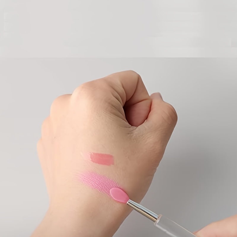 Silicone Lip Brush With Lid Easy And Efficient Lipstick - Temu