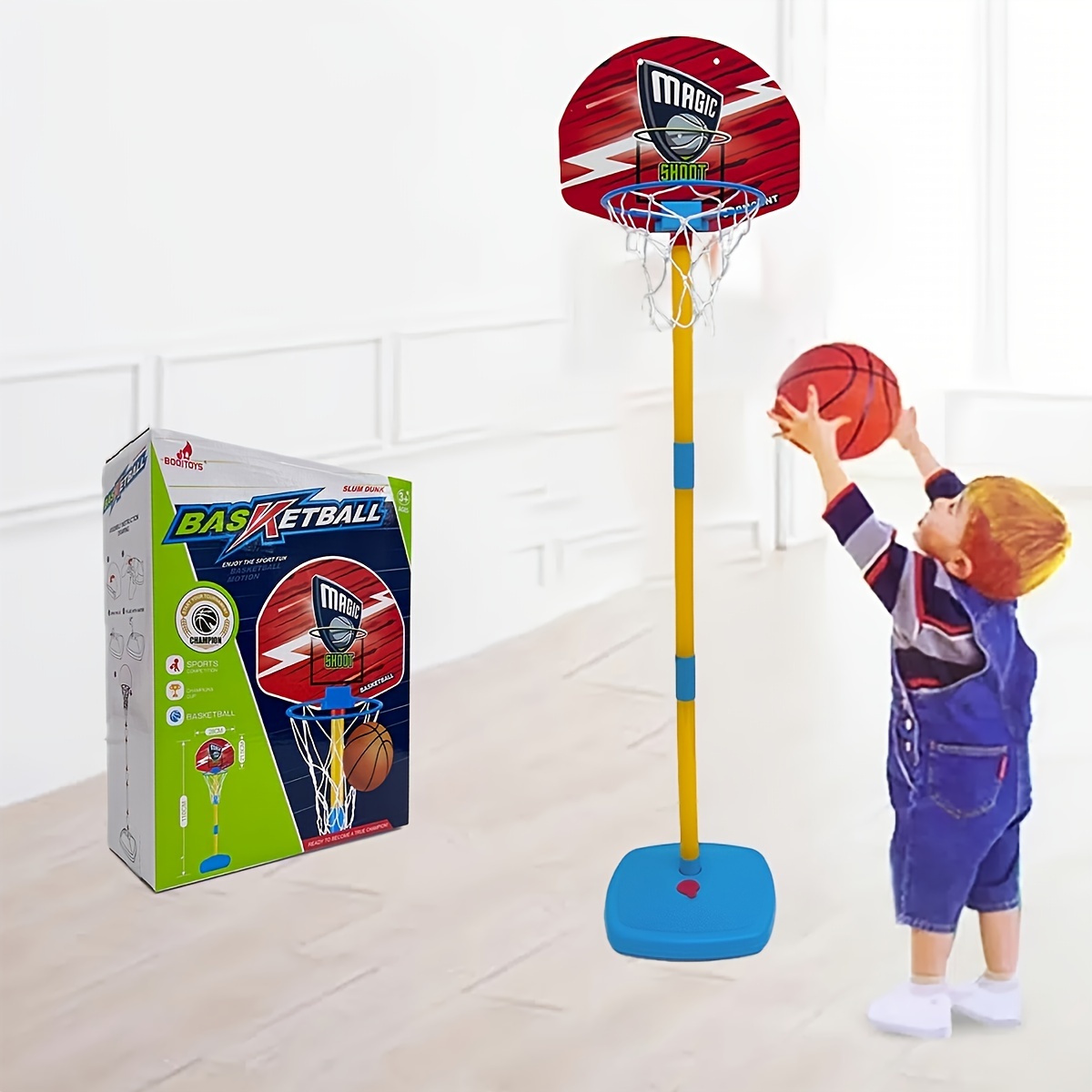 Panier De Basket-ball Intérieur, Jouets Pour Tout-petits Paniers De Basket- ball Intérieur Extérieur Jouer