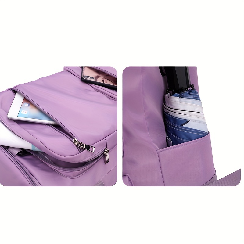 Bolsa deportiva de gimnasio, bolsa de viaje para mujer, bolsa de hombro  para mujer, Rosa Púrpura