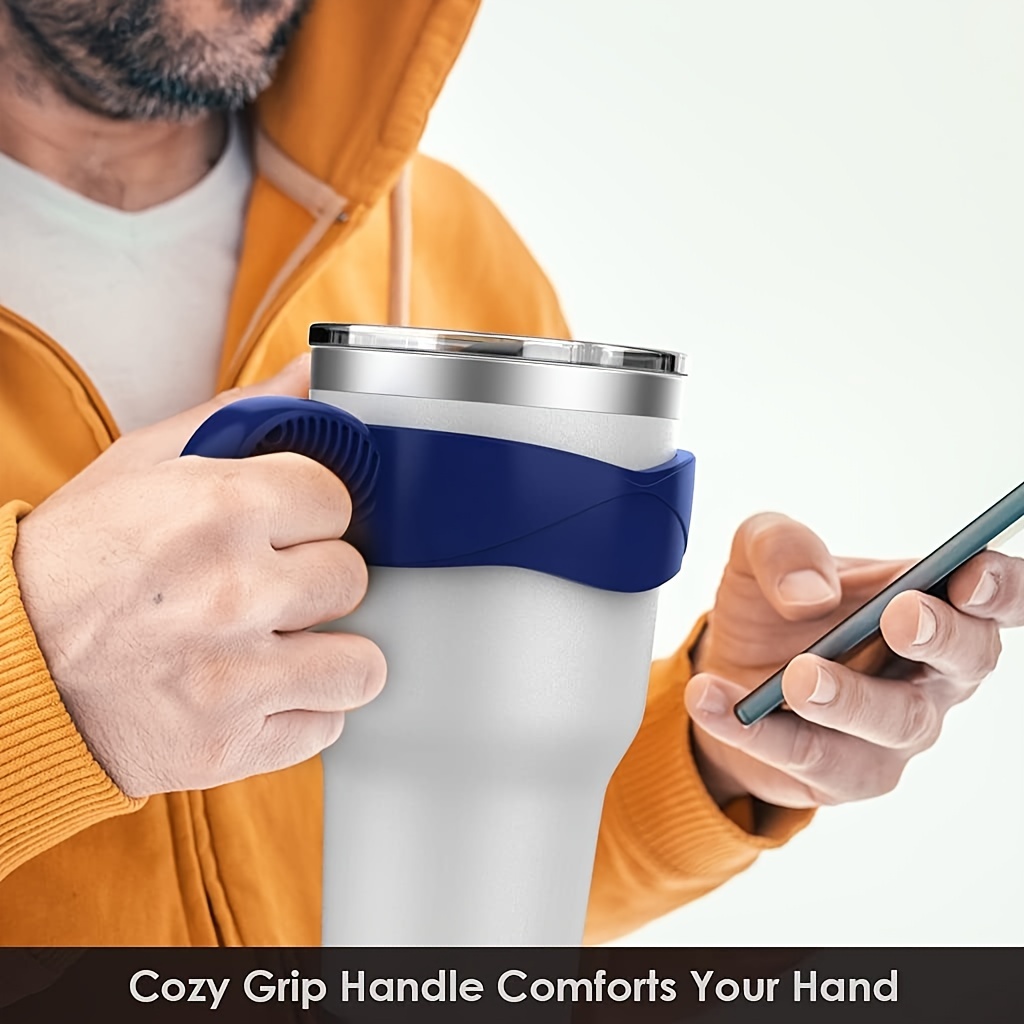 ZYTC Handle for 30OZ Tumbler,Yeti Rambler Anti Slip Travel Mug Grip BPA  Free Cup Holder Yeti Rambler,Ozark Trail,Sic and More Tumbler Mugs