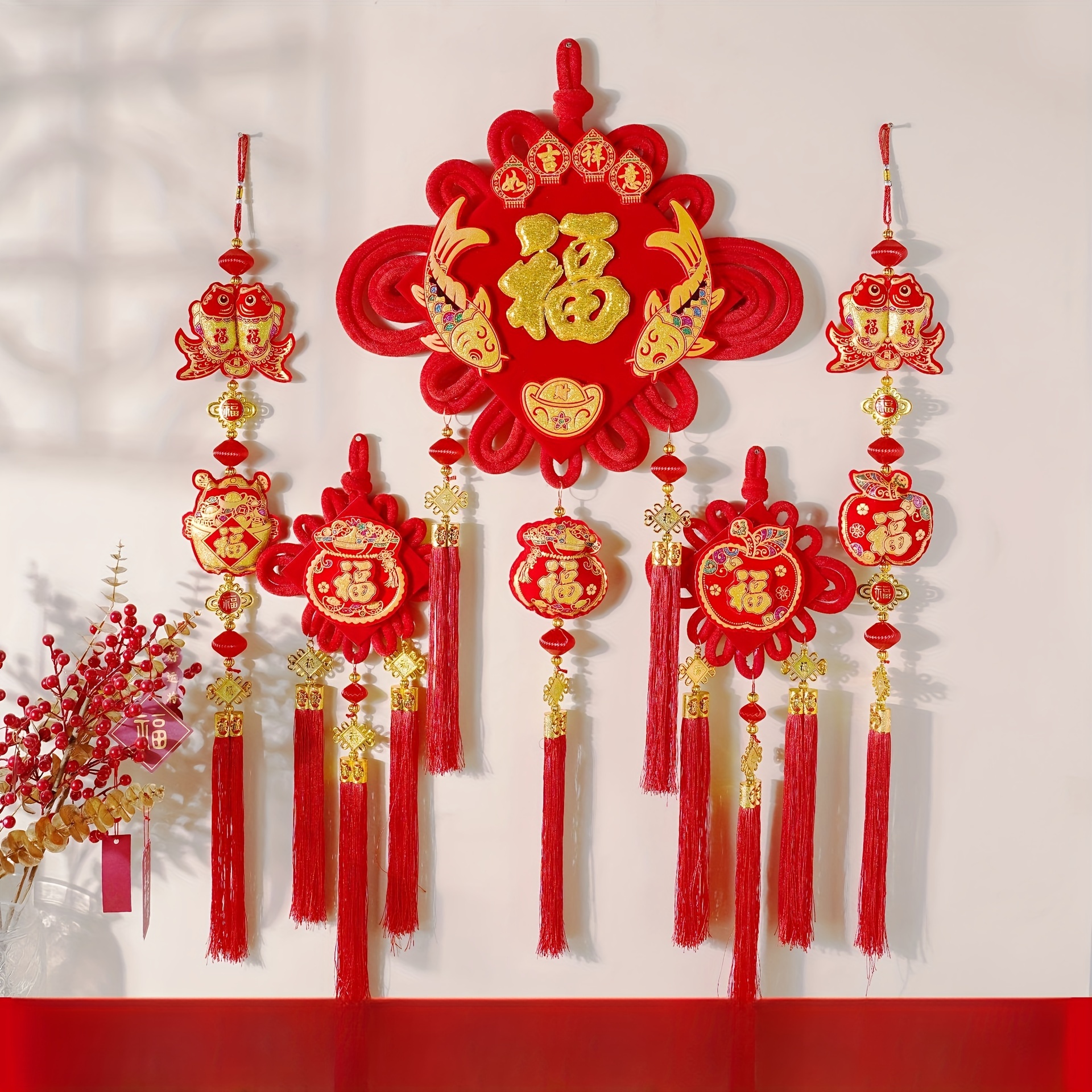 新しいリビング中国の桃の木のストラップ9 新しいリビング中国の桃の木