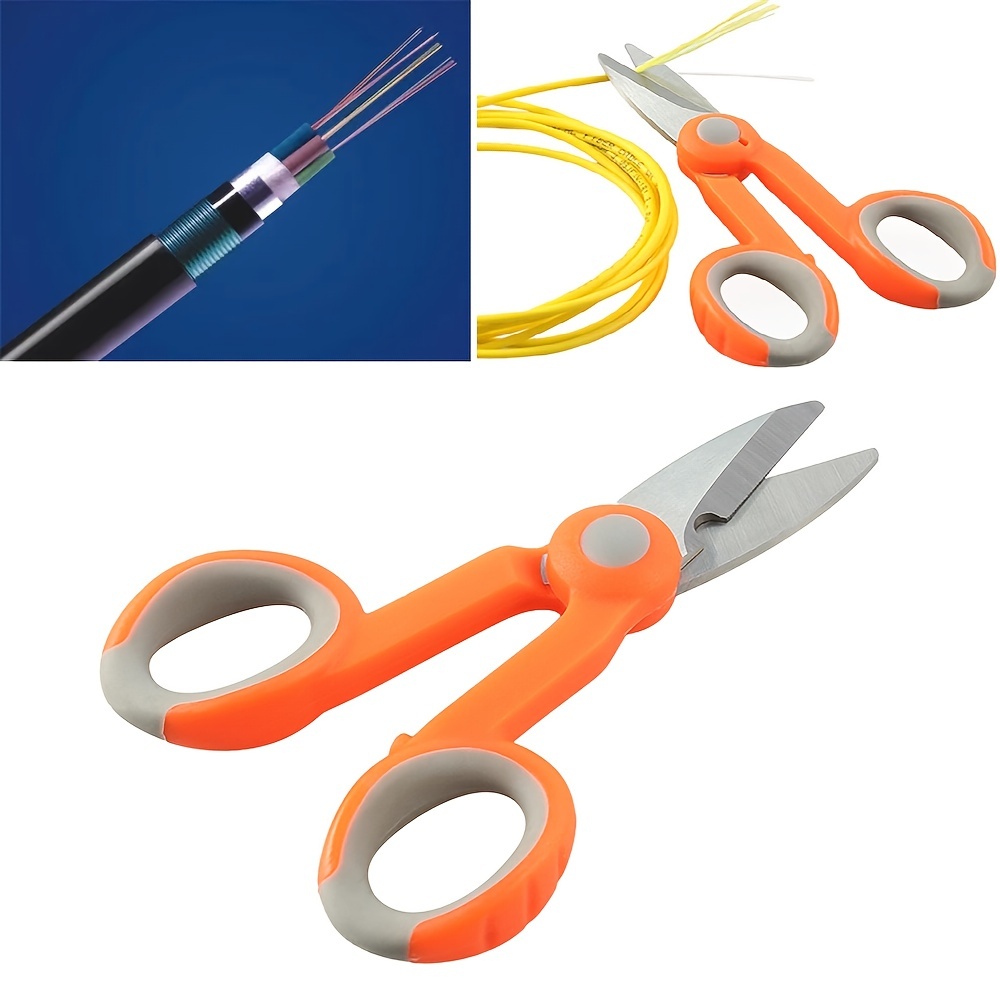 

Quality Fiber Optic Kevlar Cutter Scissors Kevlar Aramid Fiber For Sharp Scissors, Scissors Jumper Wire Pigtail Ftth Tools