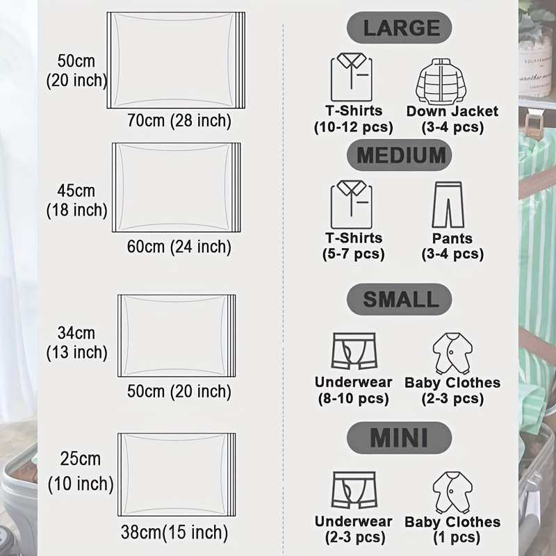 1 Set - 2pcs Large Transparent Plastic Storage Bags 40x60 Inches