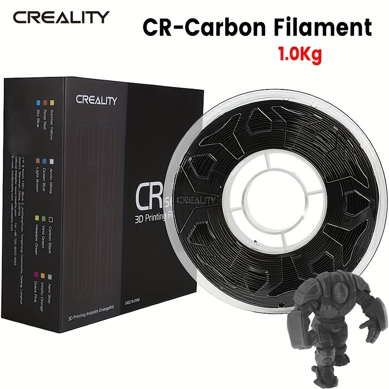 Creality Cr Pla Carbon Filament 1 0kg Pla Black 1 75mm 3d - Temu