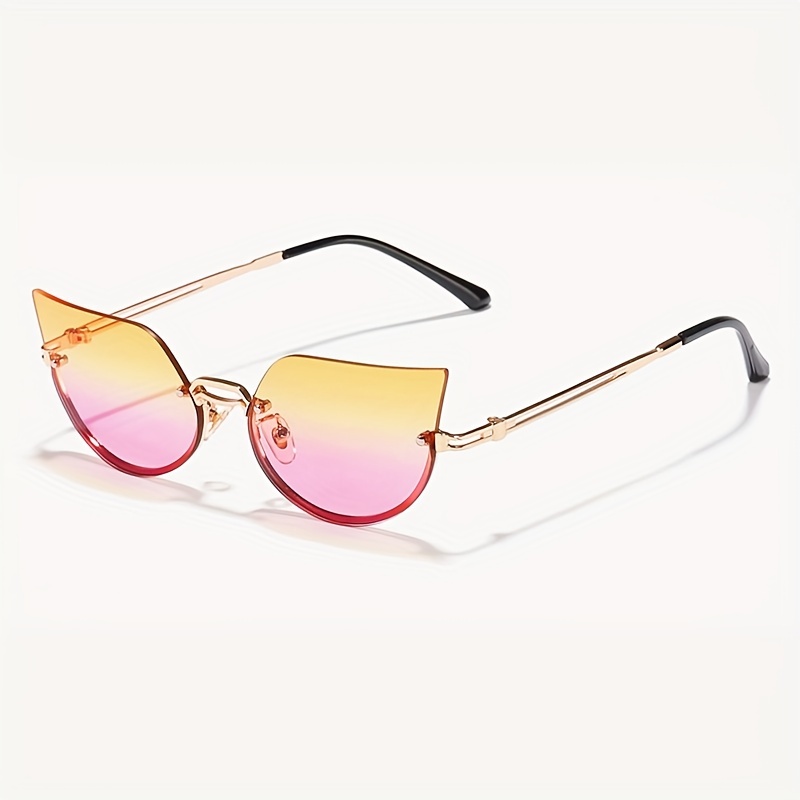 Fashion Plush Cat Eye Sunglasses Unisex Sun Eyewear Summer Shade UV400  Glasses