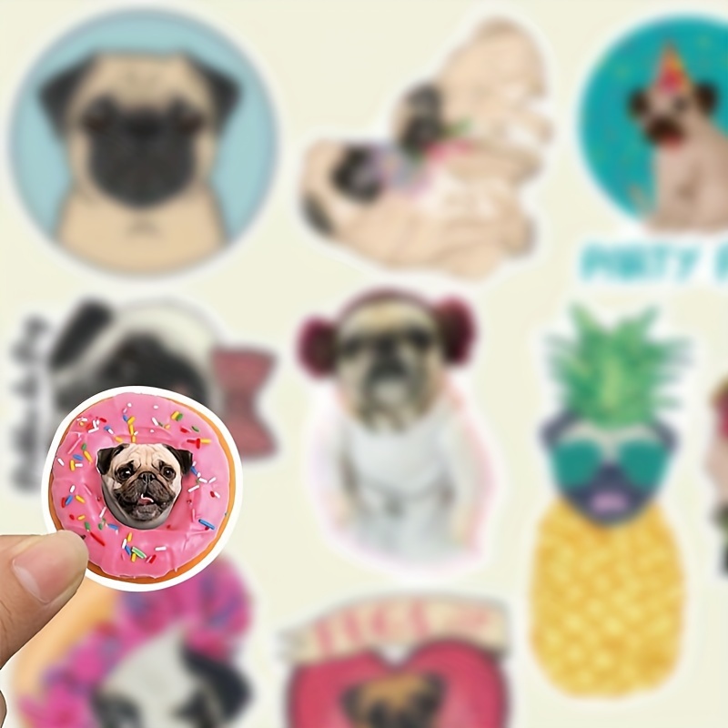 Pug Stickers - Temu