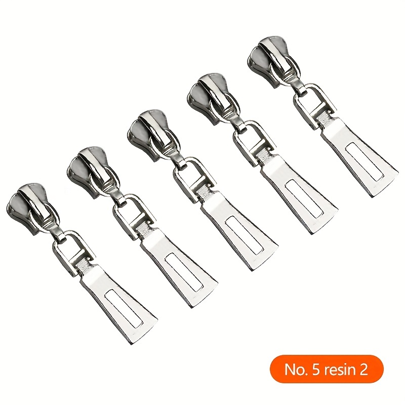 Curseur Fermeture À Glissière 6pcs, Curseur Fermeture Eclair Clipsable  Universel, Reparation Fermeture Eclair