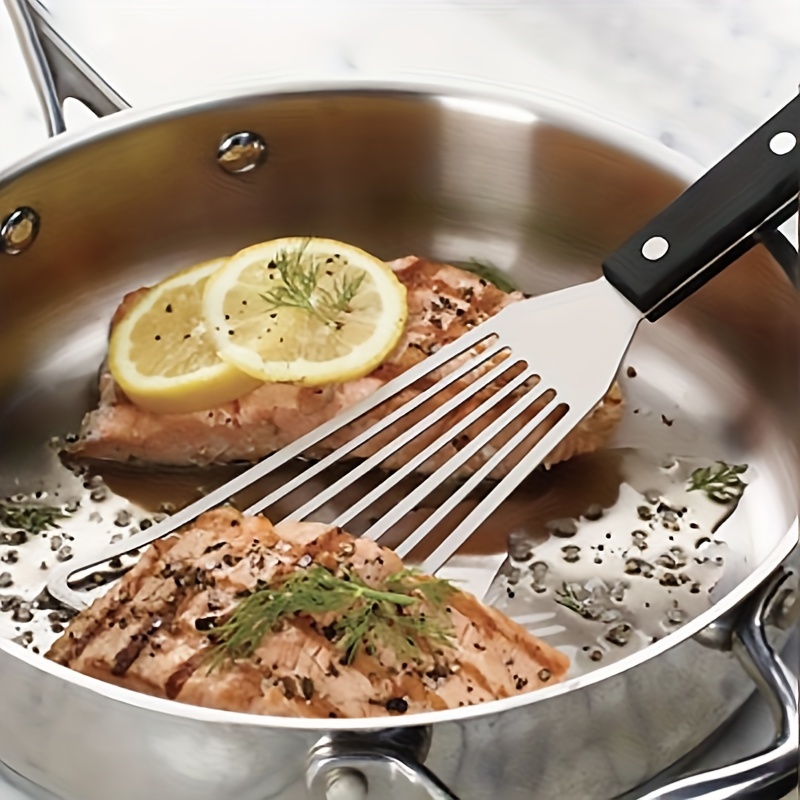 Stainless Steel Frying Shovel Perfect Flipping Fish Pancakes - Temu