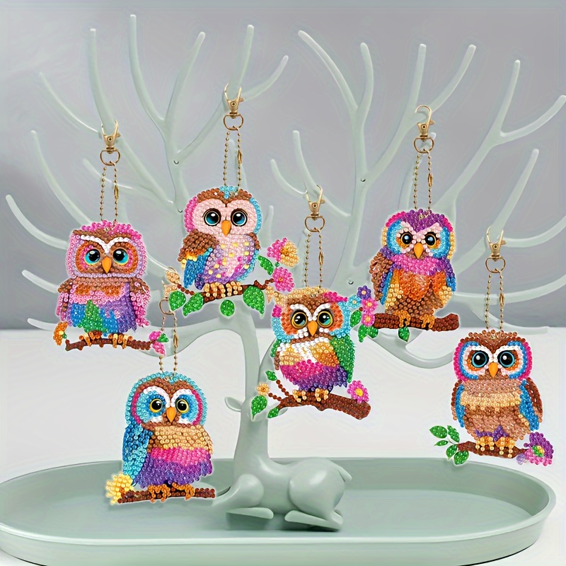 Diamond Painting Keychain Diy Owl Artificial Diamond Art Key Car Keychain  Accessory Crystal Diamond Art Keychain Diy Keychain Pendant Holiday Party  Gift Set - Temu Norway