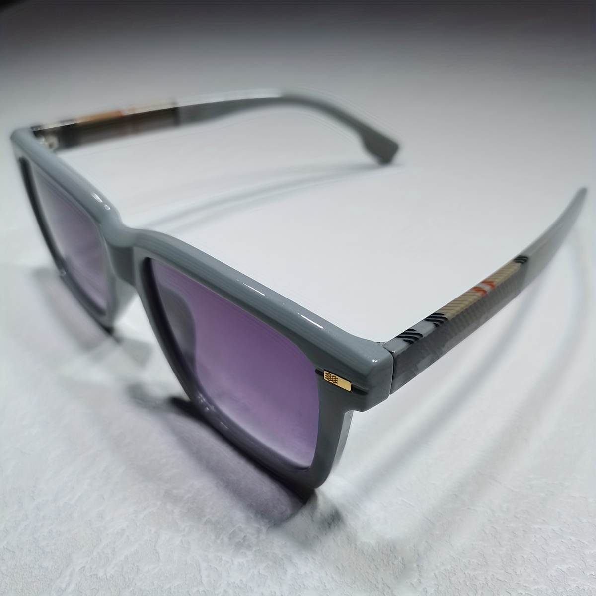 Gafas de sol cuadradas de moda para mujer - Gafas de viaje retro Tonos de  moda Gafas anti-UV Negro transparente