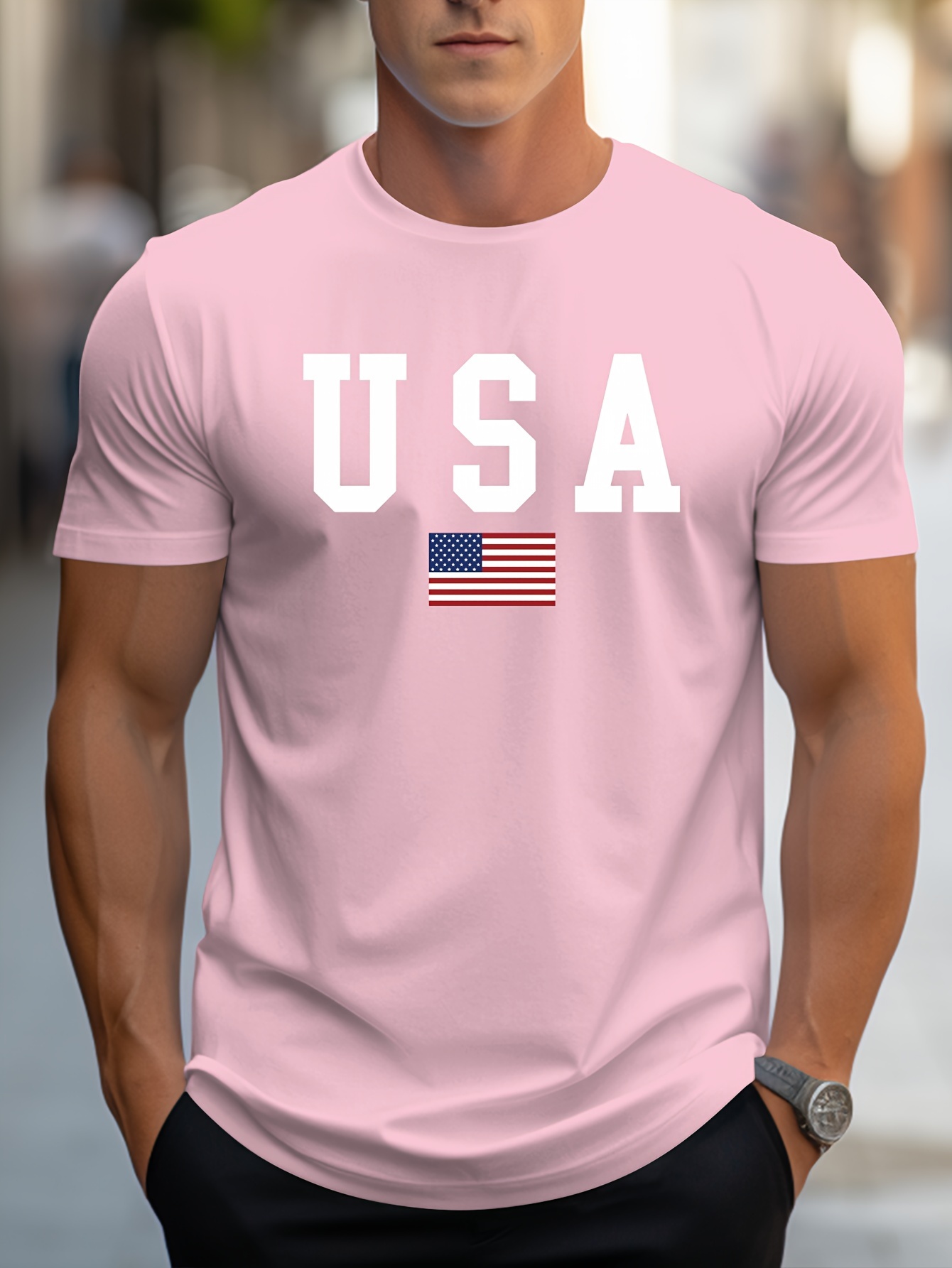 MBDMBD Men's USA Flag T-Shirt with USA Map & U.S. Lettering - Heavyweight Casual Short Sleeve Round Neck Tee, White & Black American Patriotic Design, Breathable Summer Shirt for 4th of July, Independence Day & Casual Attire (Machine, Mens T Shirts For Men, Christmas T Shirt, T Shirt Men, Mens Tshirt, Tshirt For Men, Summer Shirts For Men