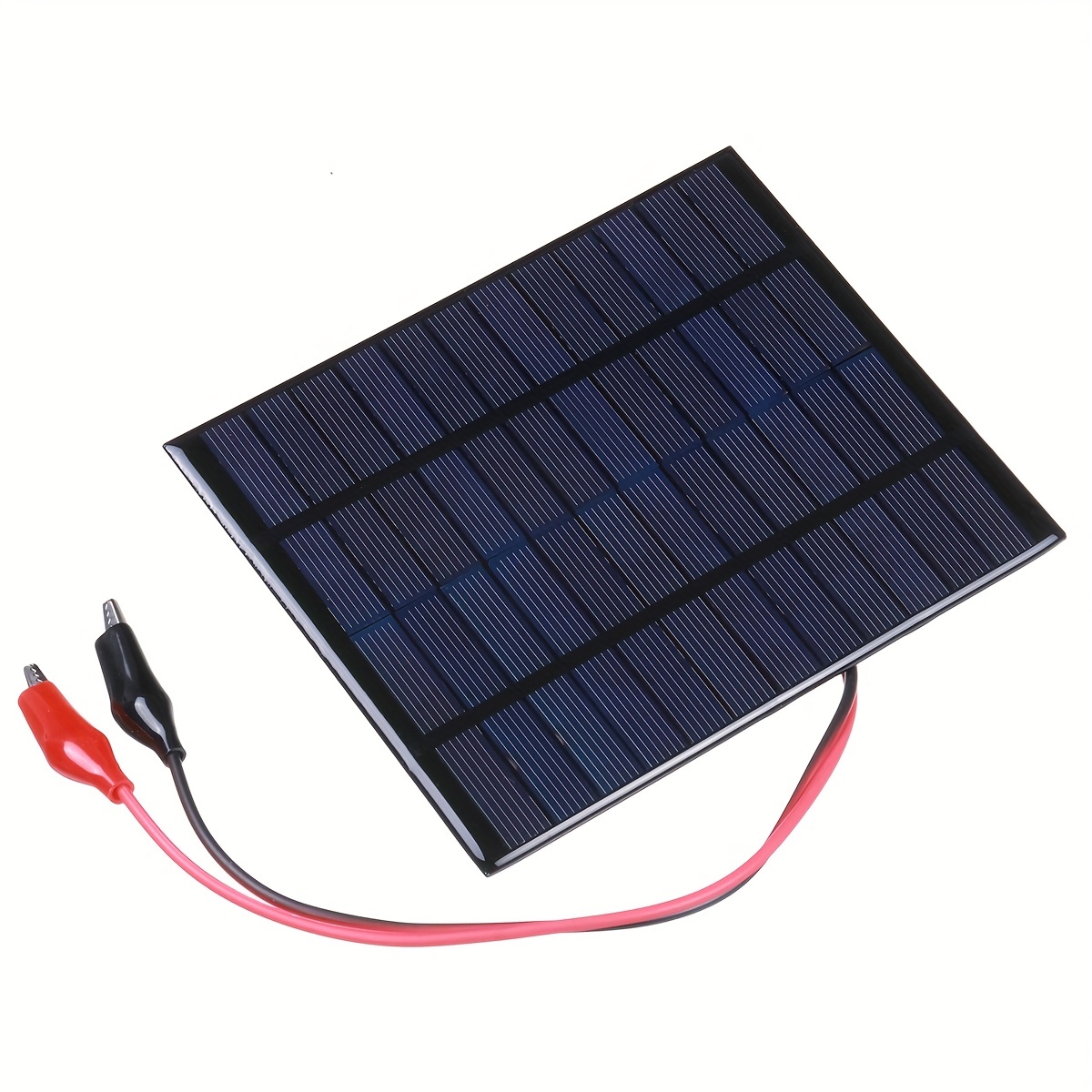 Cargador de panel solar para teléfono, 4.5W 5V salida USB Panel de carga  solar monocristalino de silicio al aire libre cargador de panel solar