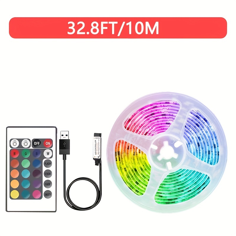 20m / 65.6FT 5V LED Strip Lights Set 5050rgb 18LED / M RGB - Temu France