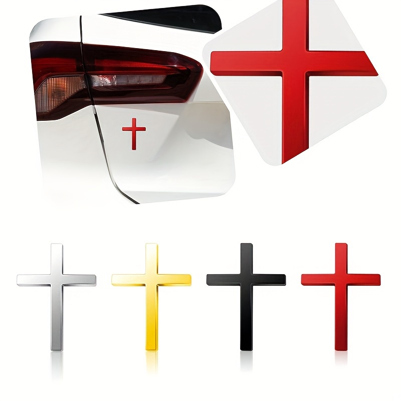 Cross Car Sticker Faith Love God Christian Car - Temu