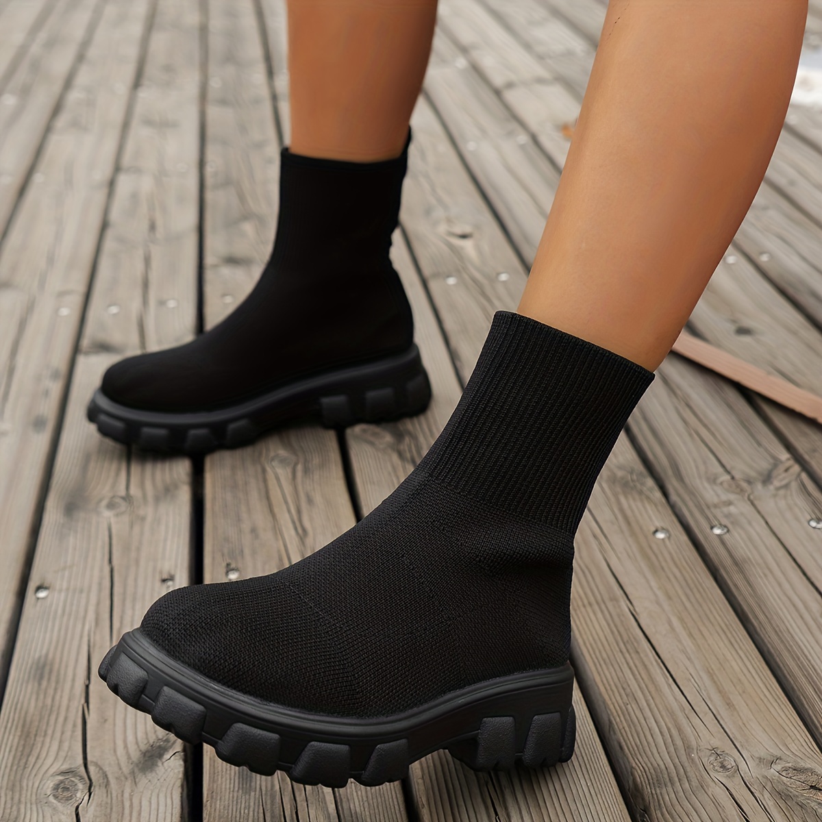 Women's Sock Boots, Sock Ankle Boots