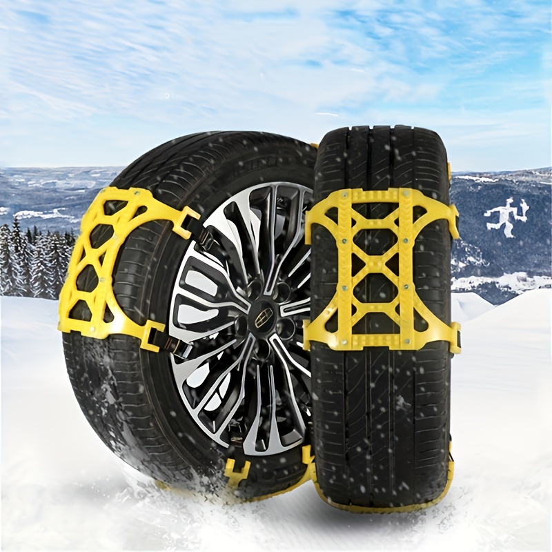 Cadena de neumáticos para coche, cadenas de nieve para invierno