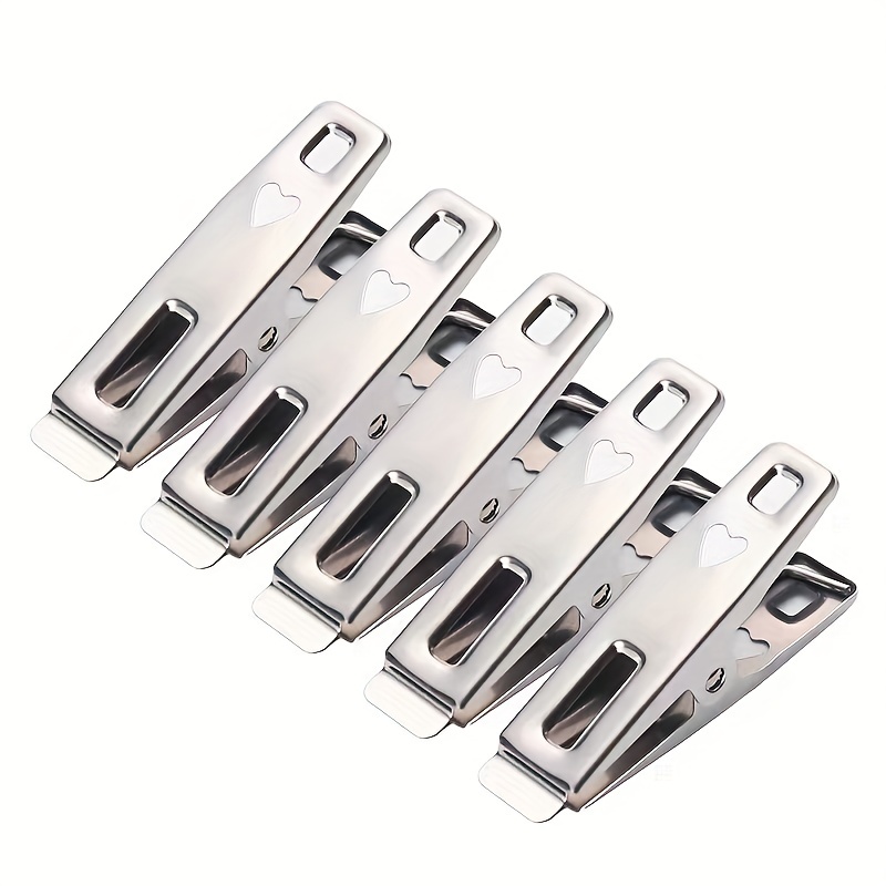 Stainless Steel Clothespins Clothes Line Accessories Clothes - Temu
