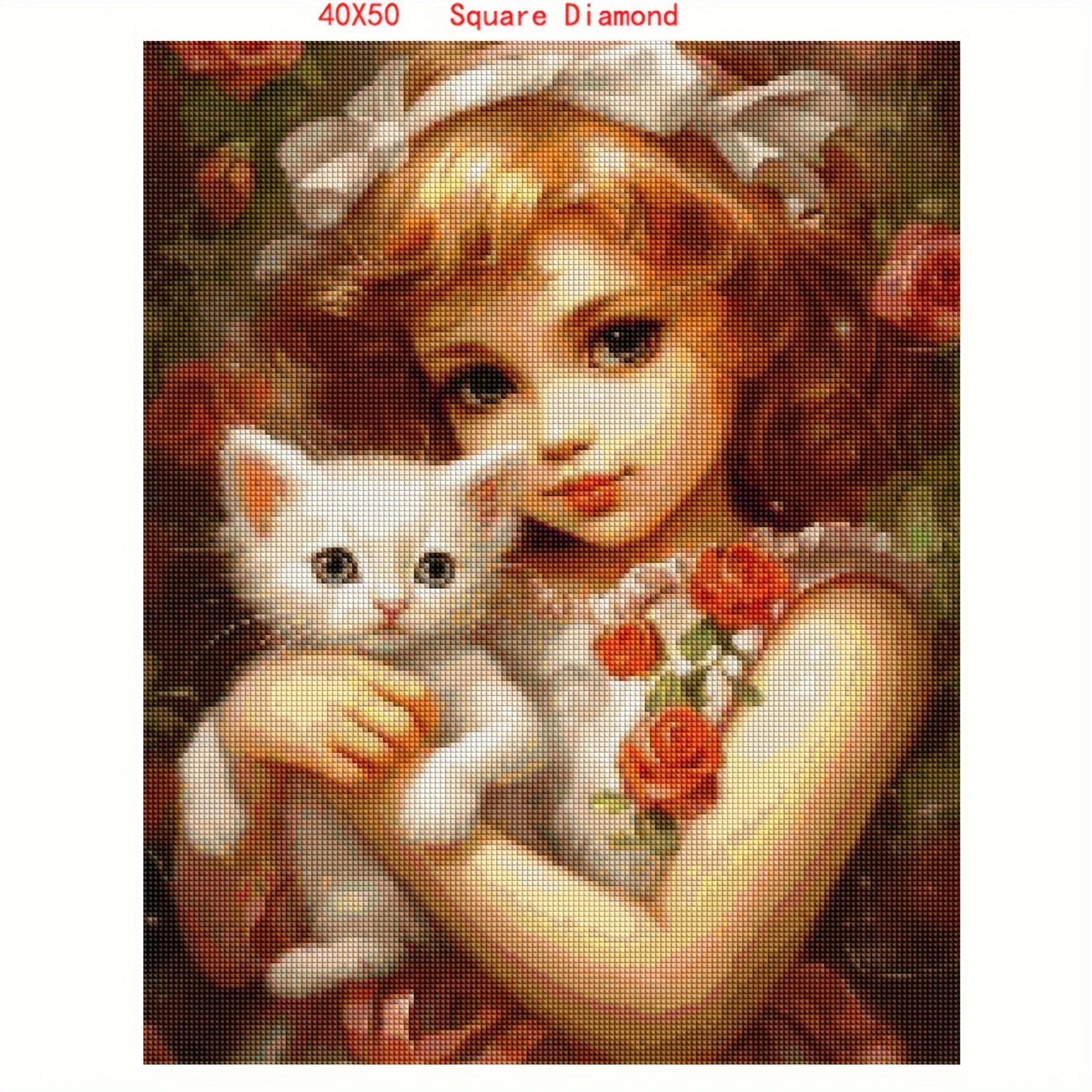 40x50cm) Square Diamond Painting 5d Diy Square Diamond Painting