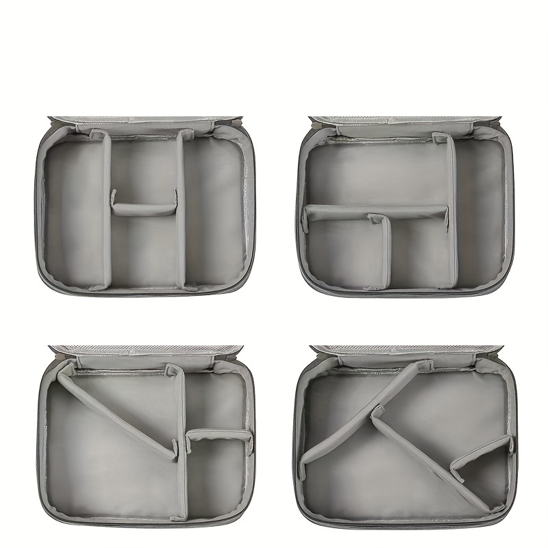 Portable Storage Bag Zipper Data Cable Handbag Organizer