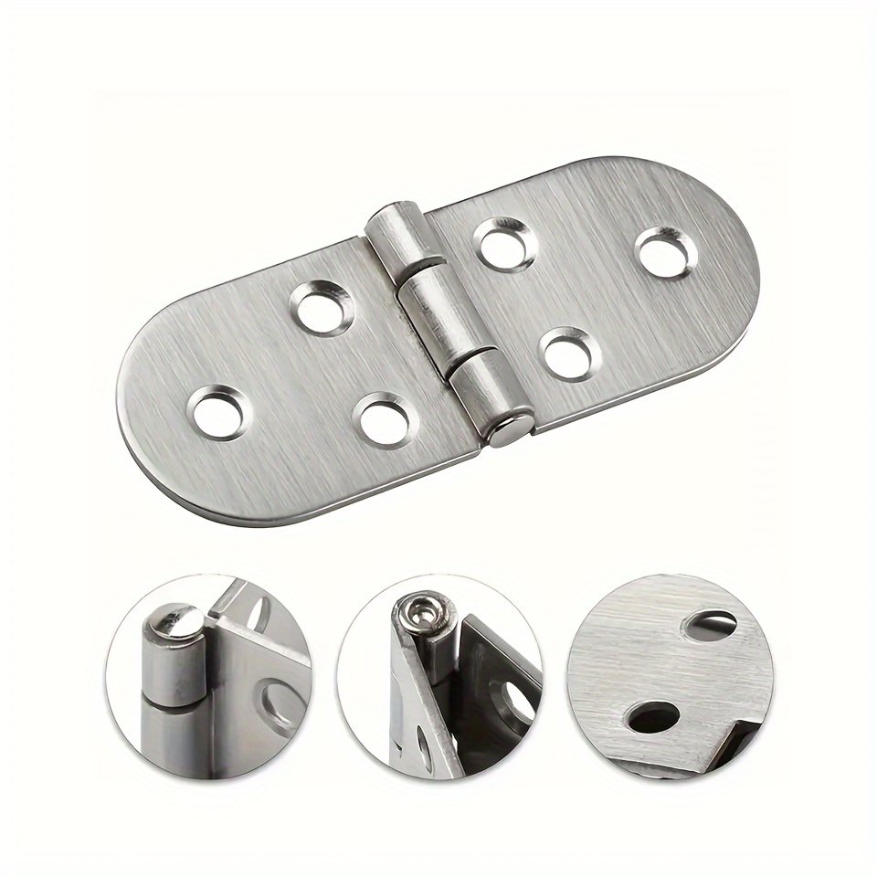 201 Stainless steel 180 degree plane folding table hinge cabinet door hinges  flat furniture fittings hardware accessories