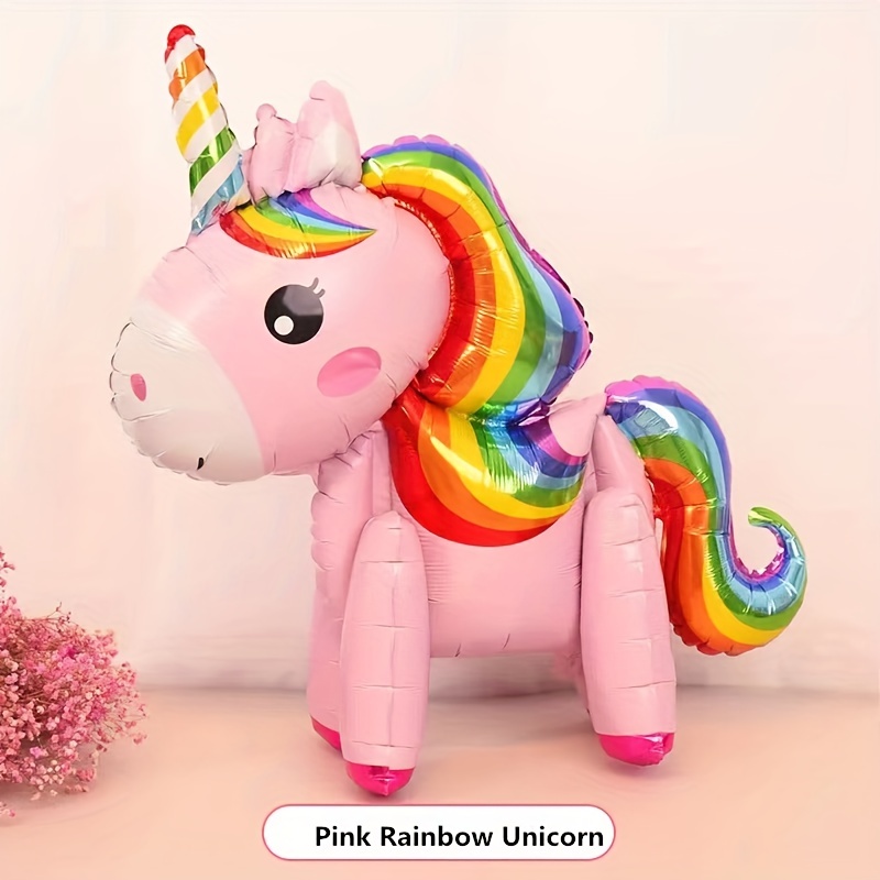 Palloncino 3D unicorno rainbow