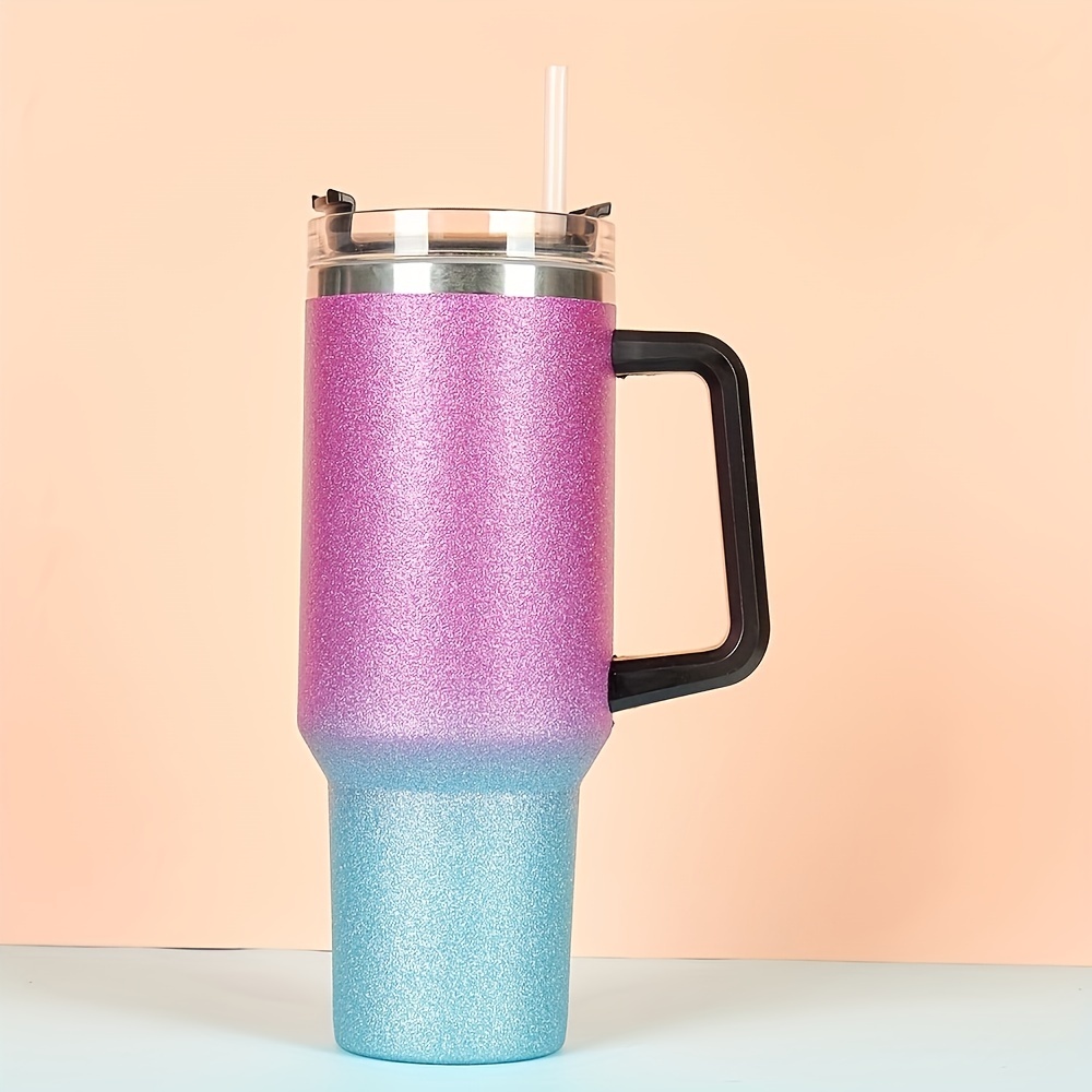 Sparkle On The Go: Stainless Steel Insulated Tumbler With - Temu