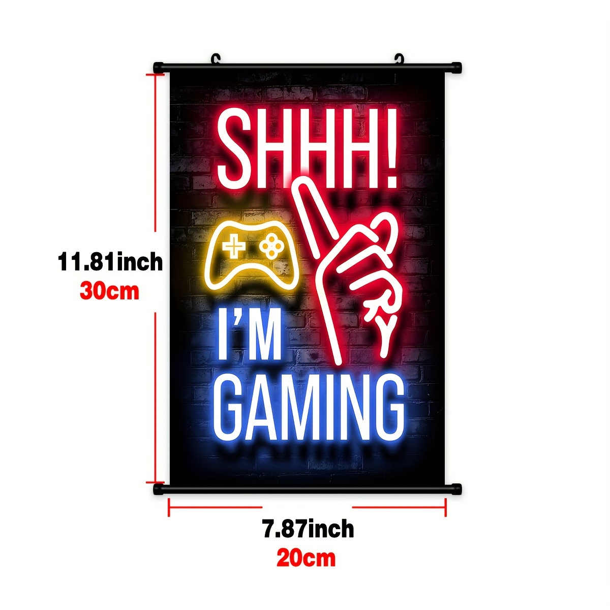 Art Poster Shhh! I'm Gaming, poster gaming 