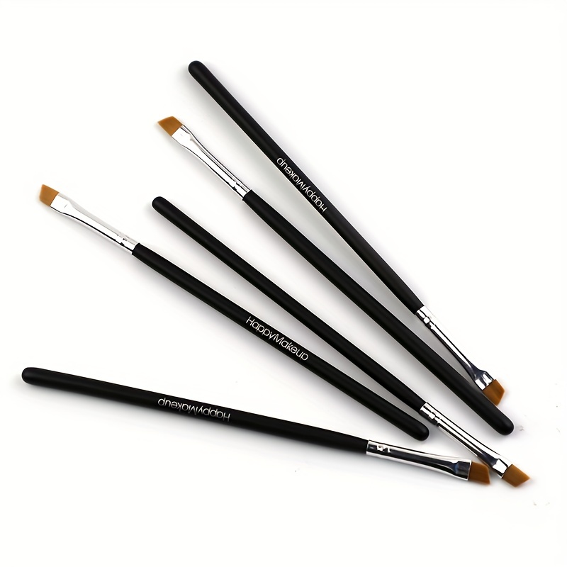 Angled Eyebrow Brush Soft Brush Wood Handle Brush Angled Eyeliner