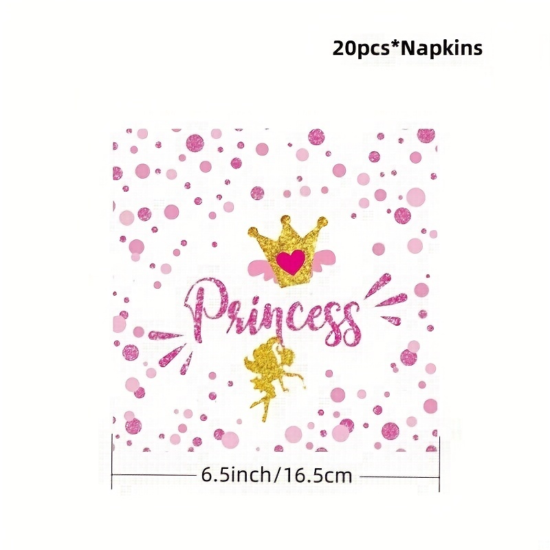 Mantel de princesa – Mantel desechable para fiesta de cumpleaños,  suministros de fiesta de cumpleaños de princesa, decoración de fiesta de  baby