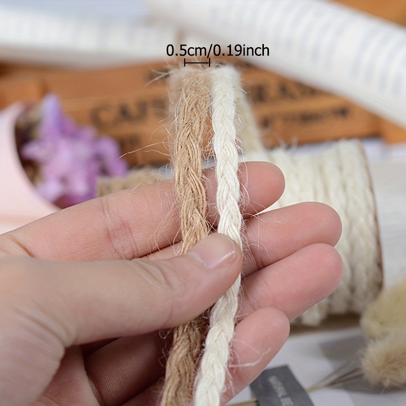 394 Inch Natural Vintage Jute Cord String Gift Wrapping Ribbon Bows Crafts  Jute Twine Rope Burlap Party Wedding Decoration Supplies