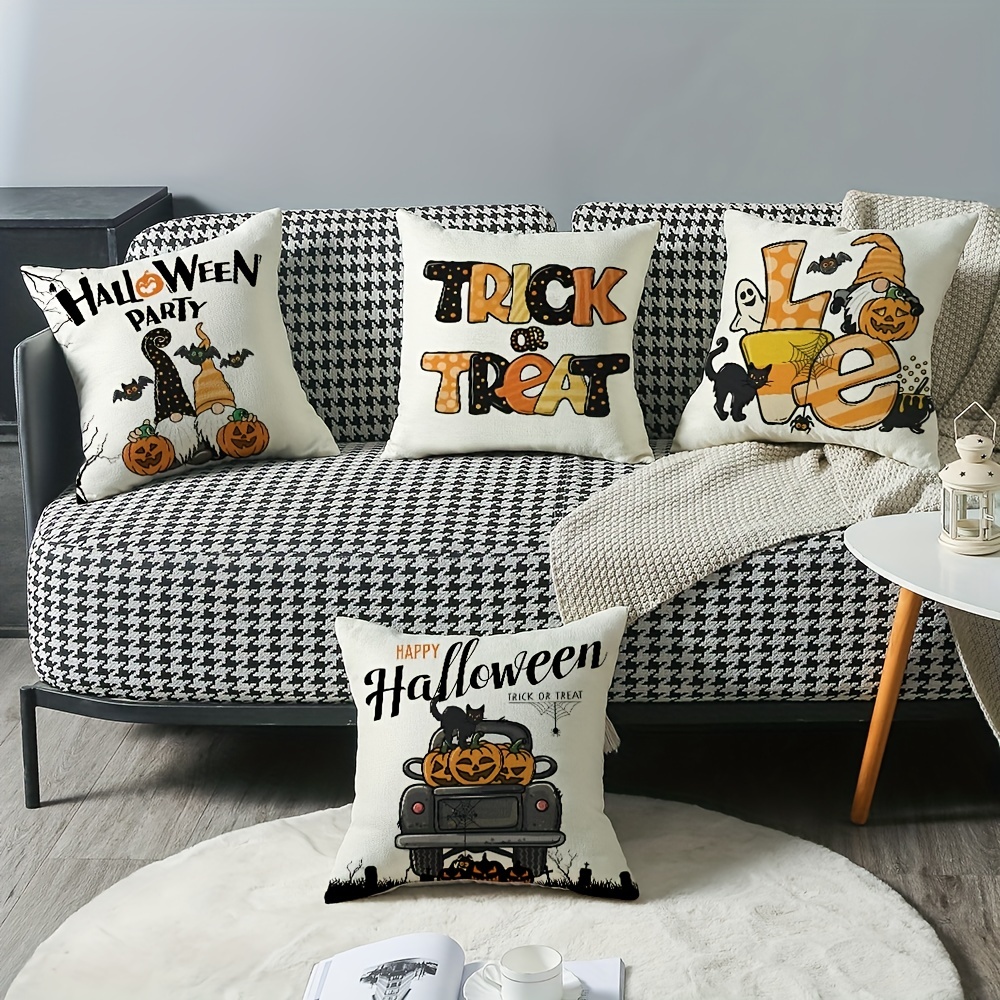 Outdoor halloween cheap pillow covers