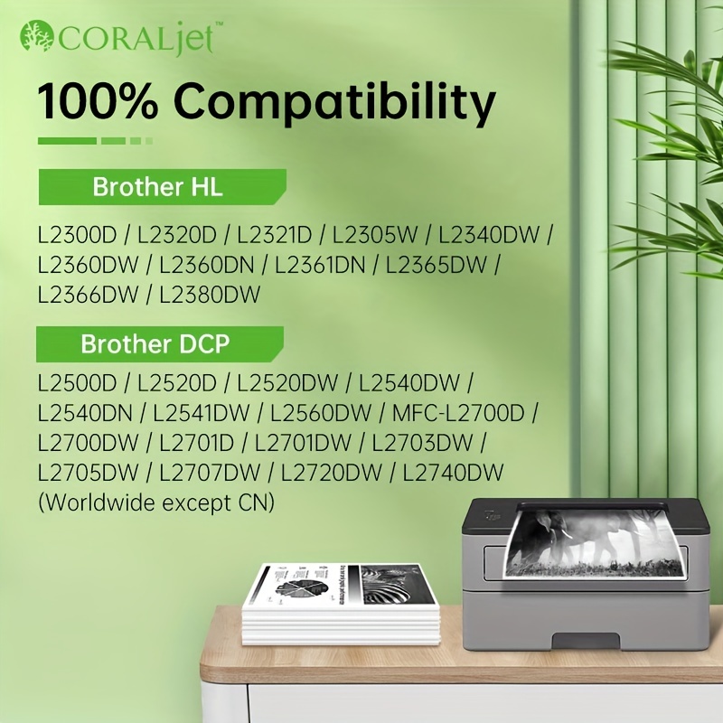 Catch Supplies Compatible Toner for Brother TN-660 TN-630 HL-L2340DW  HL-L2300D MFC-L2707DW DCP-L2540DW DCP-L2520DW HL-L2320D Laser Printer ink