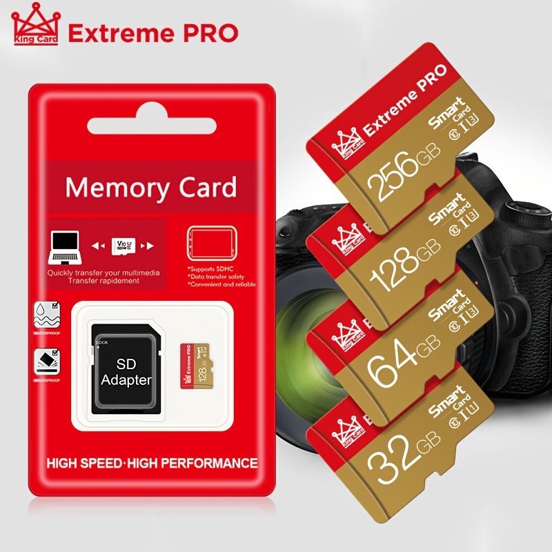 Tarjeta de Memoria Clase 10 Micro SD 64gb UHS-1 U3 A2 Extreme Pro