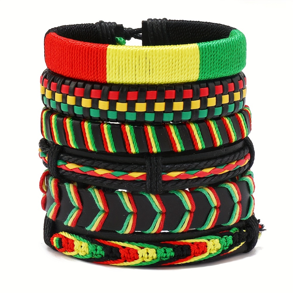 

Pu Briaded Bracelet Set Jewelry Decoration