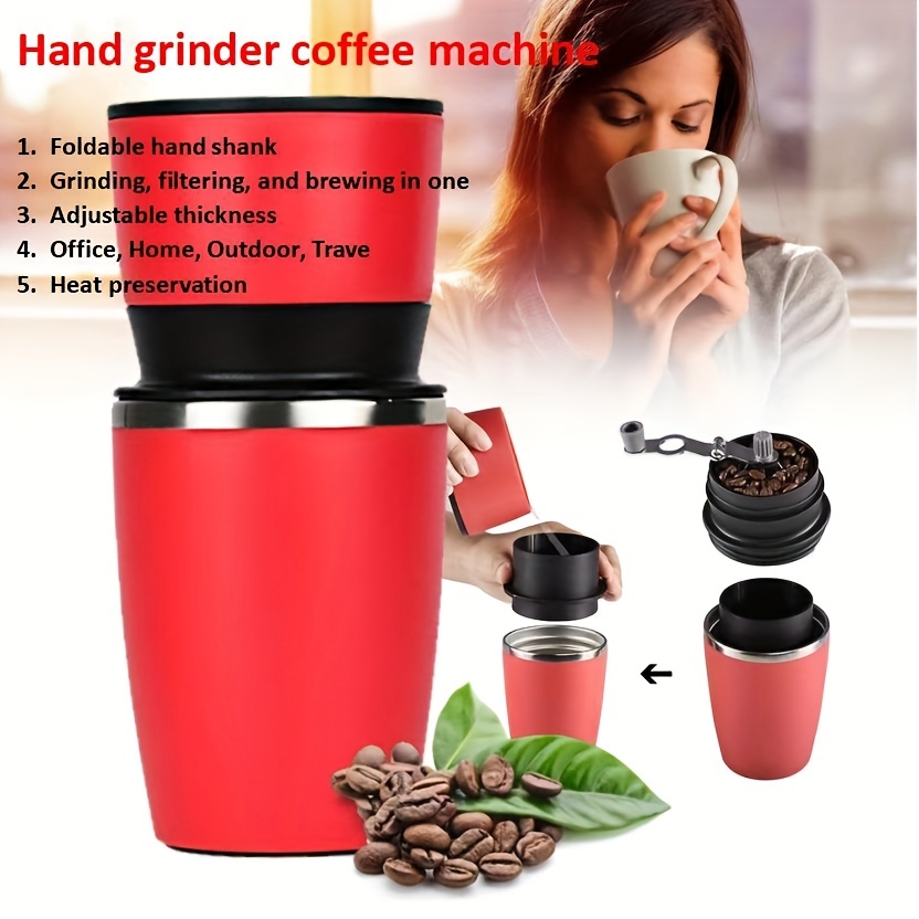 Coffee Machine Commercial Bean Grinder, Italian Electric Bean Grinder  Coffee Bean Grinder, Hand Punch Italian Thickness Can Be Investigated - Temu