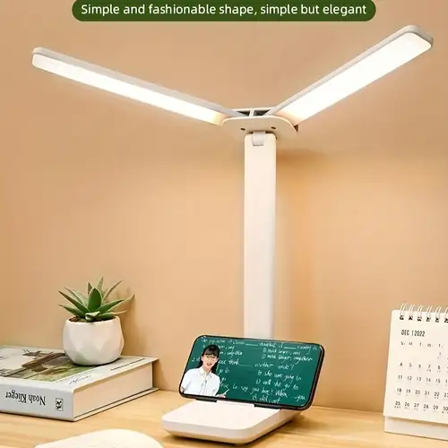 Double Head Desk Lamp Led Desk Lamp 3 Levels Dimmable Touch - Temu