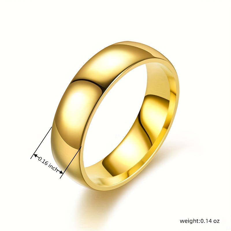 Stainless Steel Ring For Wedding Party Gift For Men