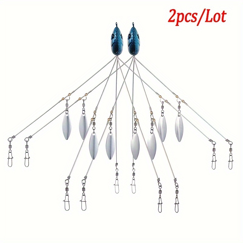 5 Arms Umbrella Rig Soft Lures Flake Lure Bait - Temu Mexico