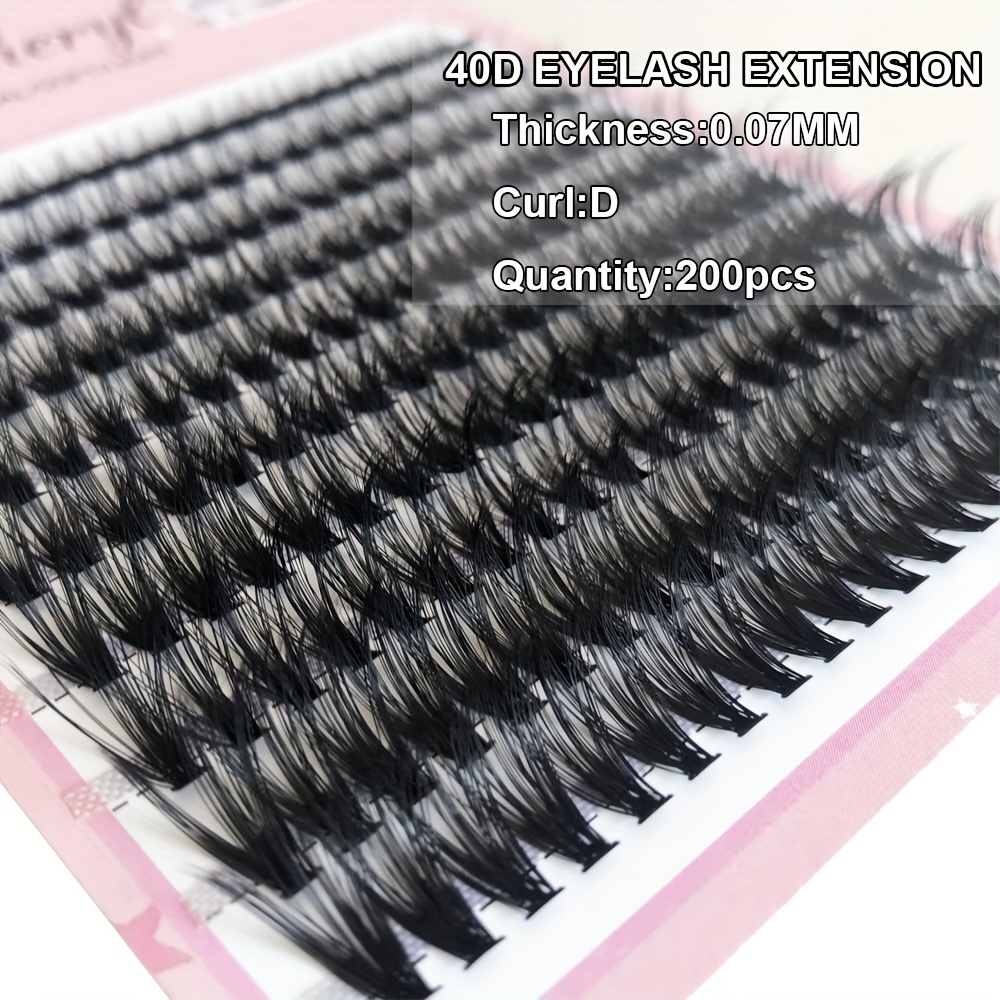 Extensión Pestañas 10d C Curl Kit Extensiones Pestañas - Temu