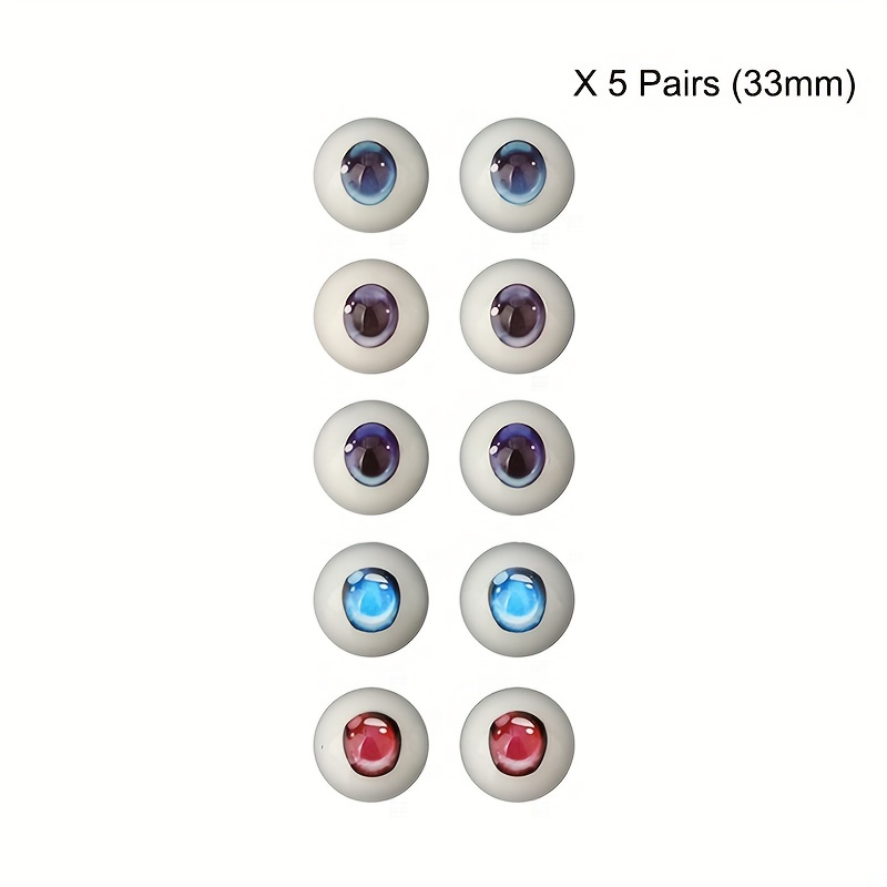 Half Round Acrylic Fake Eyes - Perfect For Halloween Props, Dolls Crafts,  Cosplay & Party Decoration Cosplay Doll's Eyeball Bjd Doll's Eyes Silicone  Doll's Eyes - Temu New Zealand