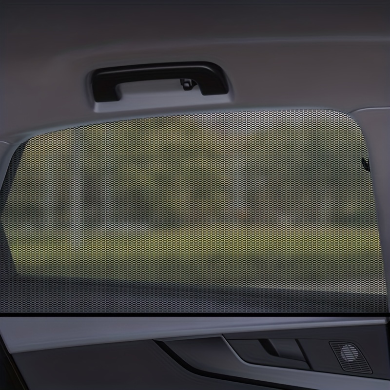 Autofenster Sonnenschutz, 2 Stück Auto Moskito Screen Sonnenschutz -Schutz  Anti-Moskito Auto Heckscheibe Mesh Screens(Auto)