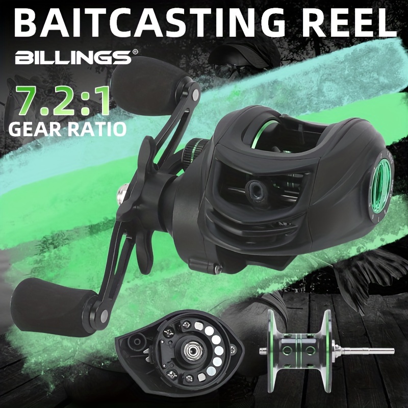 Billings Lp Series 7.2:1 Gear Ratio Fishing Reel 4+1bb - Temu Germany